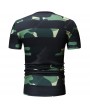 Men'S T-Shirt Recreational Short Sleeve O-Collar Fashion Printed Cotton T-Shirt