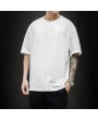 New Summer Men  T Shirt 2021 Fashion Solid T Shirt Mens Oversized Hip Hop Short Sleeve Casual Cotton Mens Streetwear Top Tees