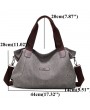 Women Canvas Large Capacity Shoulder Bags Handbags Casual Crossbody Bags