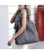 Women Casual Durable Canvas Handbag Large Capacity Shoulder Bag