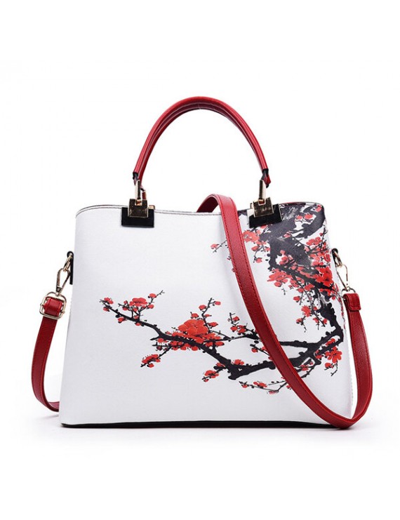 Women Flower Pattern National Style Shoulder Bag Handbag Crossbody Bags