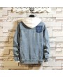 Autumn and Winter Men's Casual Trend Denim Jacket