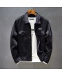 Men's Denim Jacket Autumn Casual Long-sleeved Coat