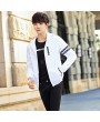 Men's Jackets Jacket Trend Of Young People Standing Collar Casual Slim Thin Windproof Jacket