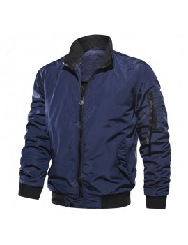 Men's Slim Casual Jacket Soft Coat for Male