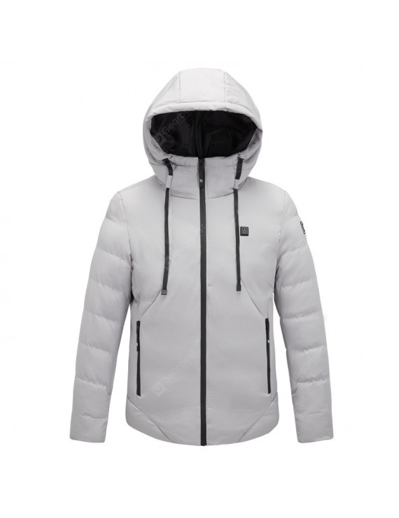 Men's Smart Heating Cotton Coat Hooded Parka