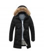 Men's Thick Cotton Coat Hooded Warm Down Jacket